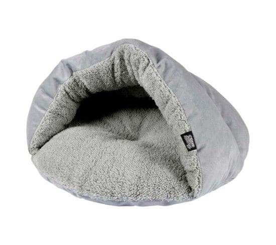 Niche Chausson Pour Chat "sweet Cat" 45cm Gris Clair