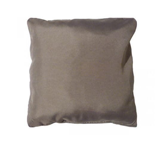 Coussin Uni Taupe 40x40