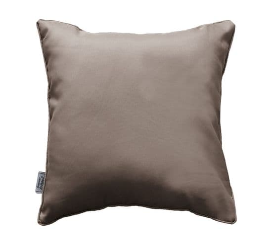 Coussin Déco "essentiel" 60x60cm Taupe