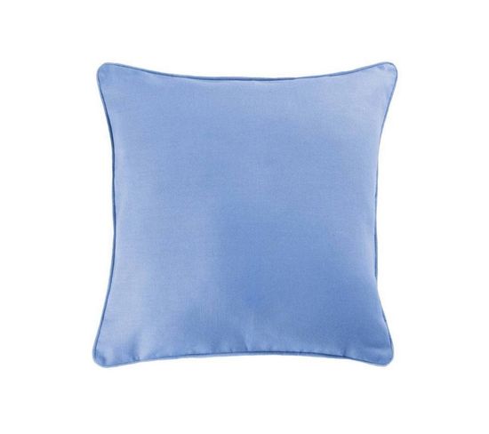 Coussin Déco "panama" 60x60cm Bleu Azur