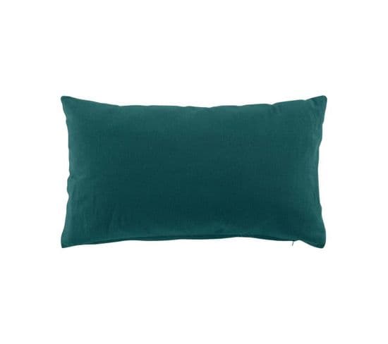 Coussin Dehoussable  30 X 50 Cm Coton/polyester Recycle Grs Twily Emeraude