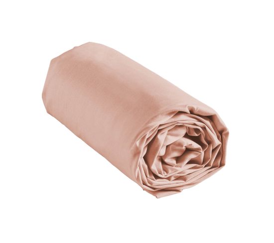 Drap Housse Linette Rose 160x200