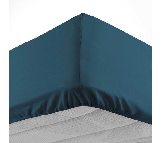 Drap Housse "lina" 90x190cm Bleu