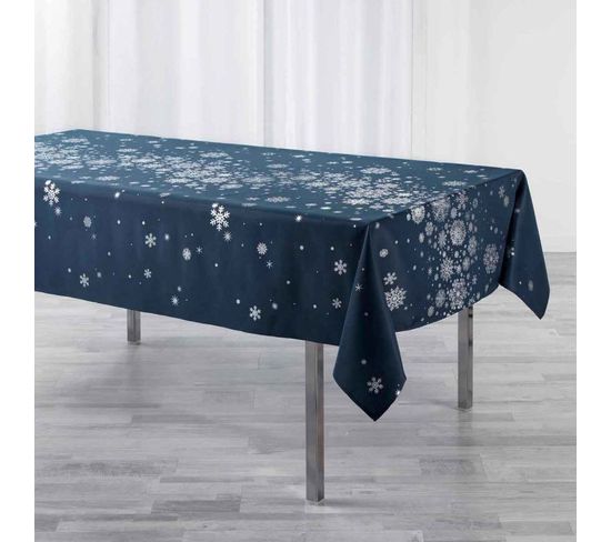 Nappe Rectangulaire Imprimée "constellation" 150x300cm Marine