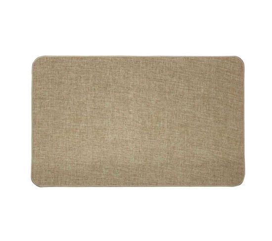 Tapis Déco Tissé Uni "manea" 45x75cm Beige