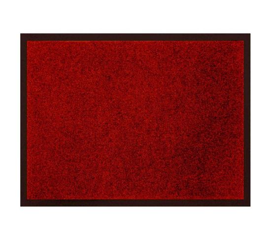 Tapis D'entrée Antipoussière "telio" 50x80cm Rouge