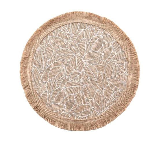 Set De Table En Jute "colombie" 38cm Naturel