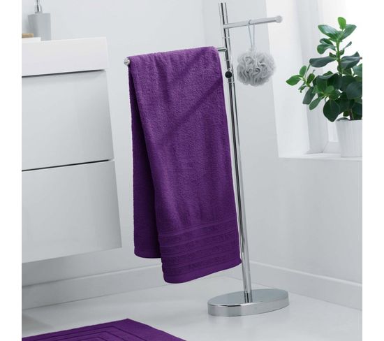 Drap De Douche "vitamine" 70x130cm Prune