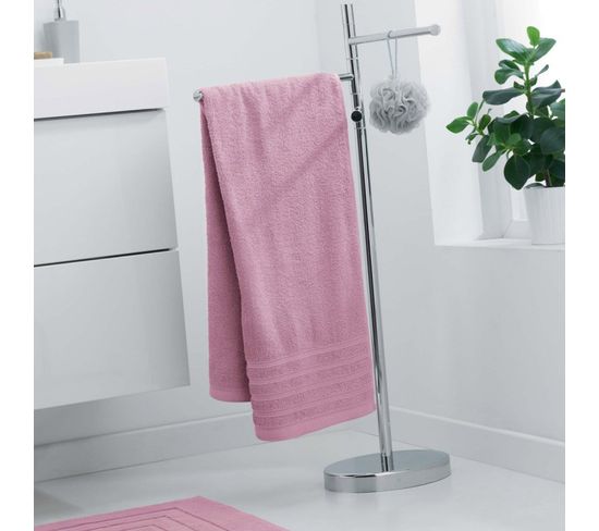 Drap De Douche "vitamine" 70x130cm Rose Dragée