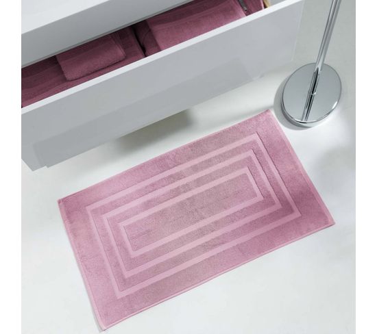 Tapis De Bain "vitamine" 50x85cm Rose Dragée