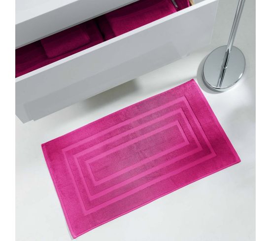 Tapis De Bain "vitamine" 50x85cm Fuchsia