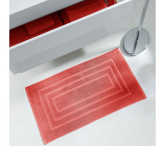 Tapis De Bain "vitamine" 50x85cm Corail