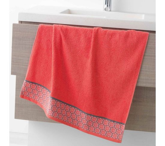 Drap De Douche "adelie" 70x130cm Corail