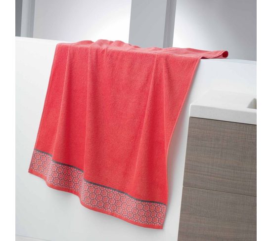 Drap De Bain "adelie" 90x150cm Corail