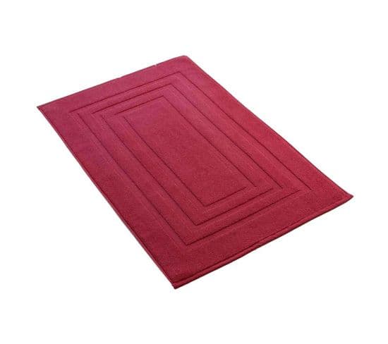 Tapis De Bain "tendresse" 50x85cm Rubis