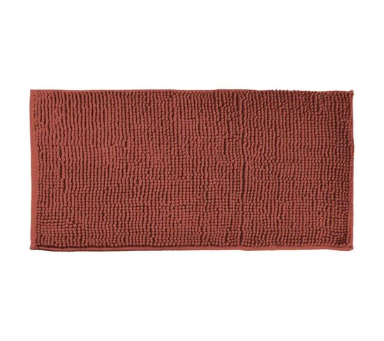 Tapis De Salle De Bain "sweety" 50x120cm Terracotta