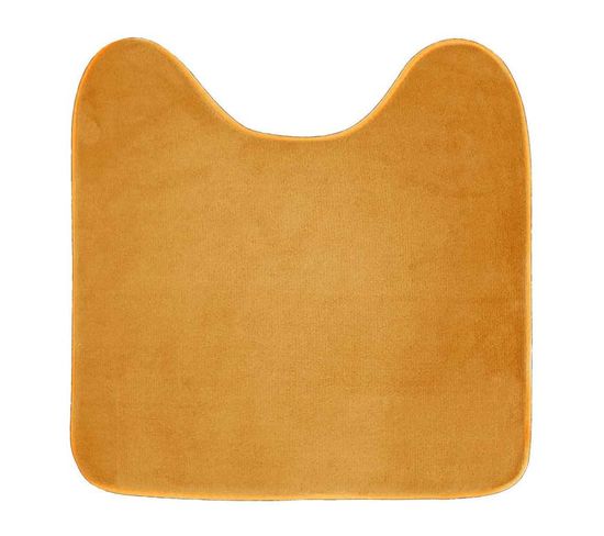 Tapis Contour Wc "vitamine" 45x45cm Ocre