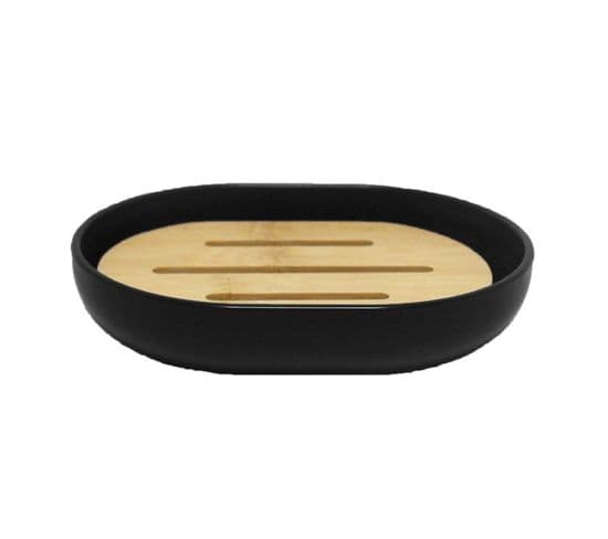 Porte Savon Design "smart" 12cm Noir