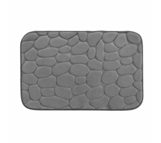 Tapis De Bain "ricochet" 50x80cm Anthracite