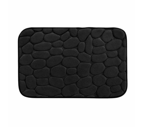 Tapis De Bain "ricochet" 50x80cm Noir