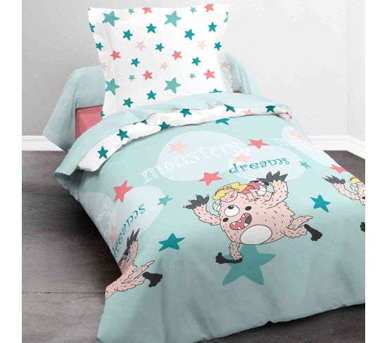 Parure De Lit Enfant Monster Dream 140x200 - Today