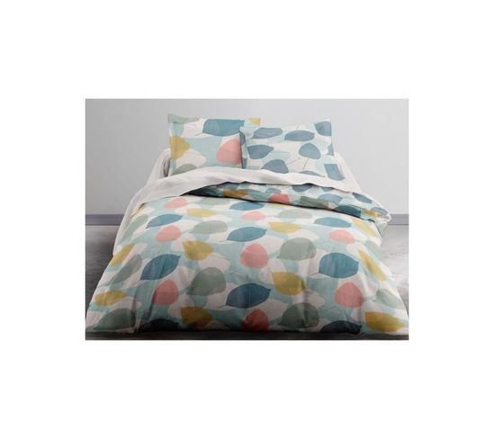 Parure De Couette Microfibre 100% Polyester Crazy Garance 220x240 Cm - 1 Housse De Couette + 2 Taies