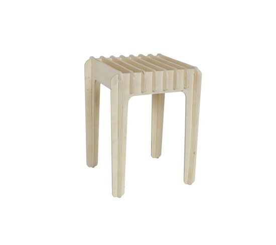 Tabouret Simplicity En Contreplaqué - Beige