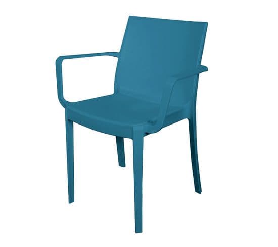 Fauteuil De Jardin Spirit Garden Diane En Polypropylène - Bleu - Tu