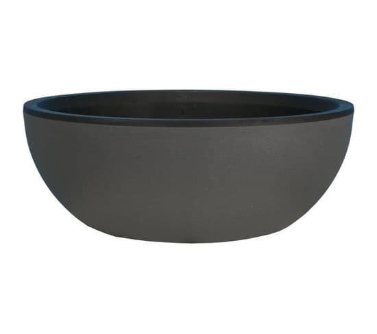 Coupe Pot De Fleurs - Granit - Ø40 cm - Gris