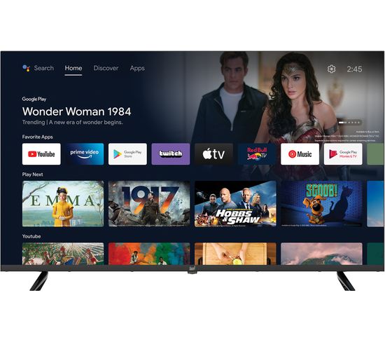 TV LED 43'' (109 cm) 4k Ultra HD Android TV Google Assistant Netflix Youtube Chromecast - DL-AND434K