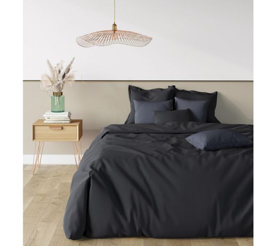 Housse De Couette Coton Tertio®  Noir -140 X 200