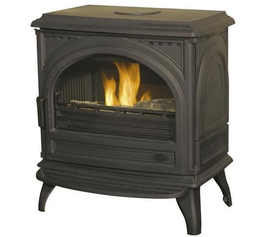 Poêle à Bois Fonte 7kw Anthracite - 366109