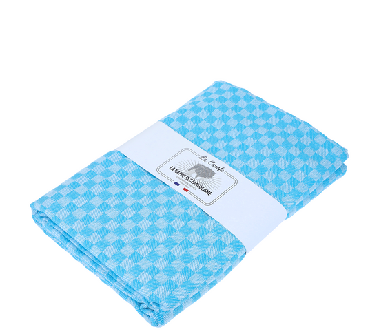 La Nappe - Nappe Rectangulaire - 100% Coton - 140x240cm - Azur