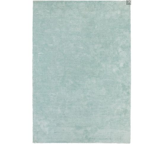 Tapis De Salon Lou En Polyester - Bleu Ciel - 120x170 Cm