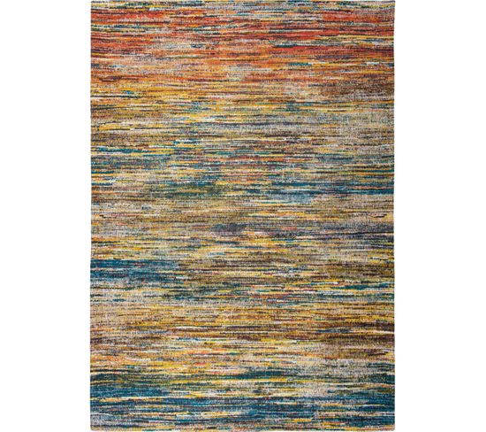 Tapis De Salon Myriad En Coton - Multicolore - 170x240 Cm