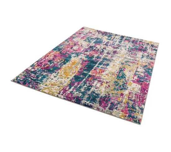 Tapis De Salon Moderne Wesson En Polypropylène - Multicolore - 120x170 Cm