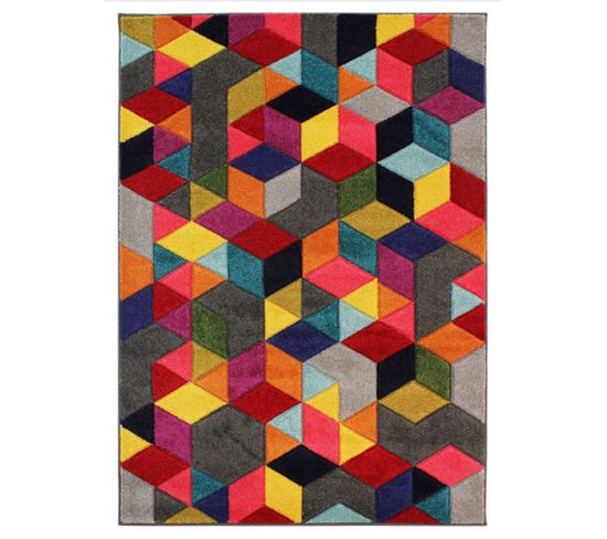 Tapis Moderne Et Design Spectrum En Polypropylène - Multicolore - 160x230 Cm