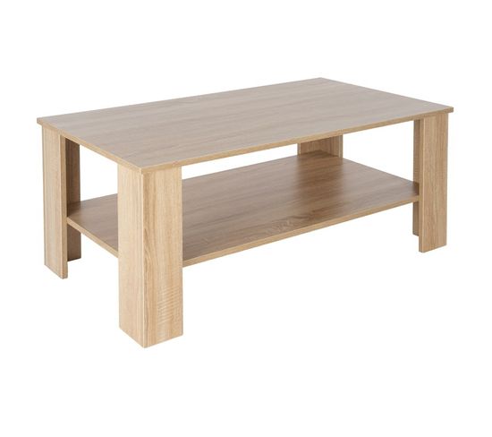 Table Basse Aspect Sonoma Chêne 100 x 60 x 42