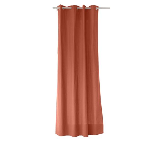 Rideau Panama - 240 Cm X 135 Cm - Orange Terre Cuite