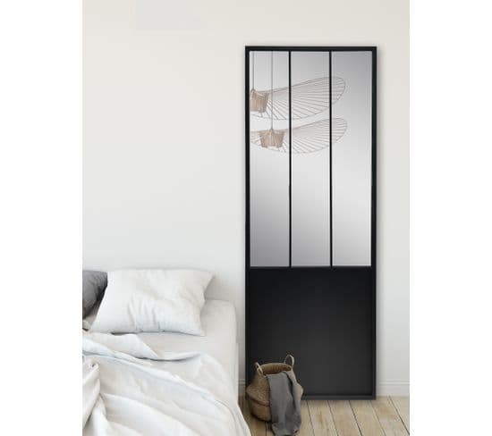 Miroir verrière 65x185 cm DOMI Noir