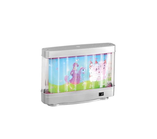 Lampe De Chevet Enfant Fille Féérie Rose Décor Animé