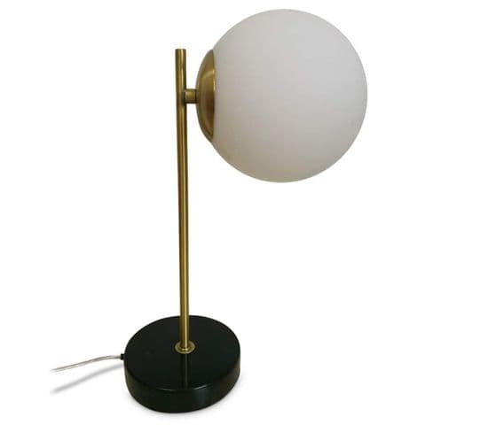 Lampe Bilou Marbre Noir