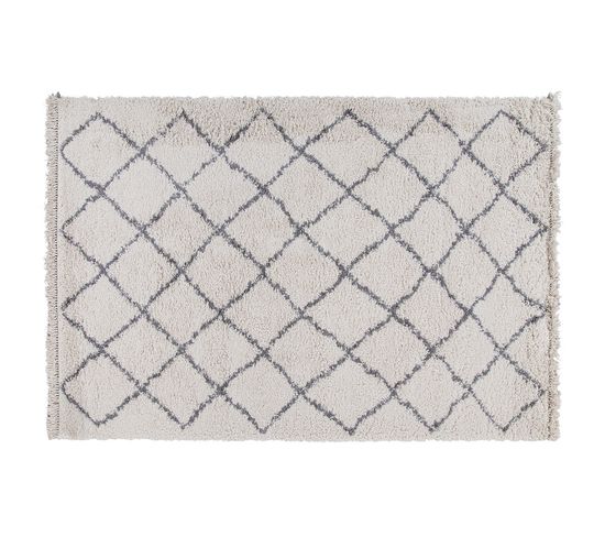 Tapis Berbere Écru 160 X 230 Cm Zelia