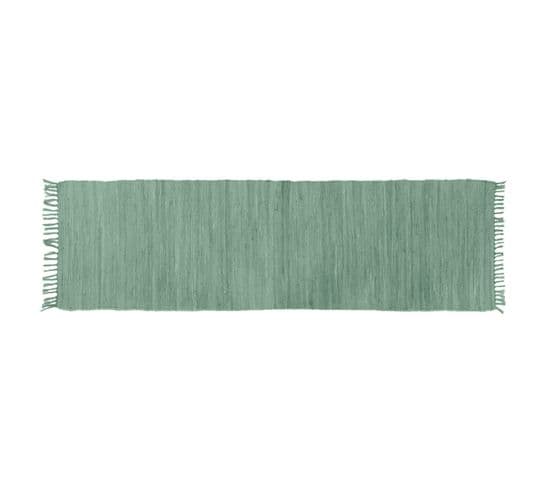 Tapis De Couloir Vert Céladon 60 X 200 Cm Aubagne