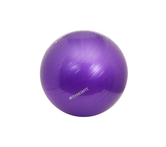 Ballon De Gymnastique Fitness Anti-éclatement Synerfit Ø65cm - Violet
