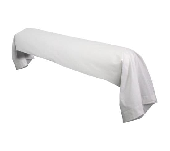 Taie De Traversin Uni 185x43 Cm Coton Alto Calcium