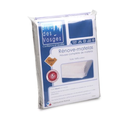 Rénove Matelas Rubens Housse 80x190cm Matelas 14 à 18cm