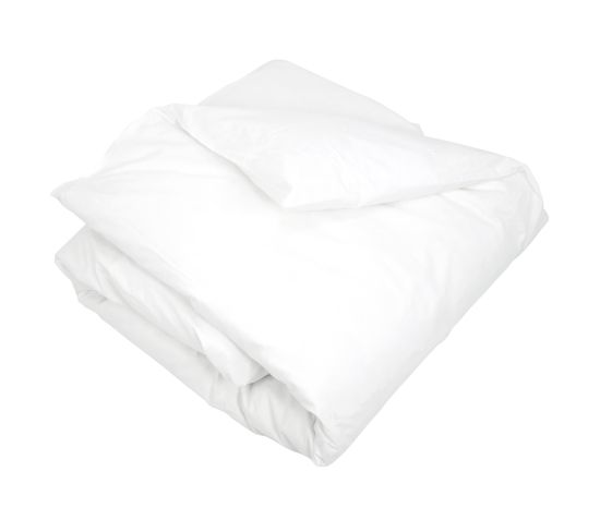 Housse De Couette Uni 140x200 Cm Pur Percale Primo Blanc