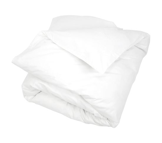 Housse De Couette Uni 240x220 Cm Coton Alto Blanc