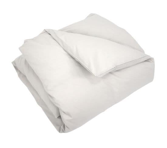 Housse De Couette Uni 200x200 Cm Coton Alto Calcium